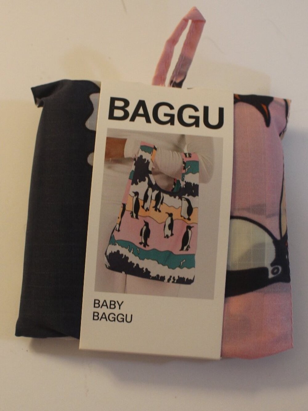 Baby BAGGU Penguin Print Reusable Shopping Bag